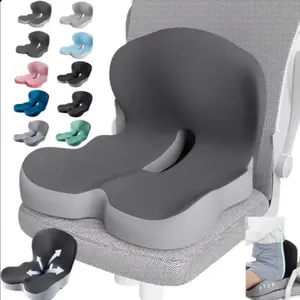 Soft Breathable Back Support Cushion for Office Driving, Comfortable Long Seat Pad, Perfect Back-To-School Gift, Enhanced Seat Cushion