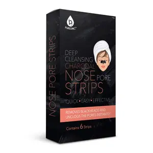 6 pack Deep Cleansing Charcoal Nose Pore Strip