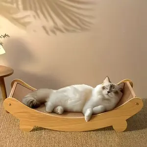 Durable Sisal Cat Scratching Post - Simple Design, Protects Your Sofa, Made of Durable Sisal Material - The Perfect Gift for Your Cat, Also Serves As A Cat Lounge Chair
