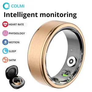 COLMI R03 Smart Ring, 5ATM Waterproof, Health Monitoring, Unisex, Step Counter, Fitness Tracker, Sleep Monitor, Perfect Gift