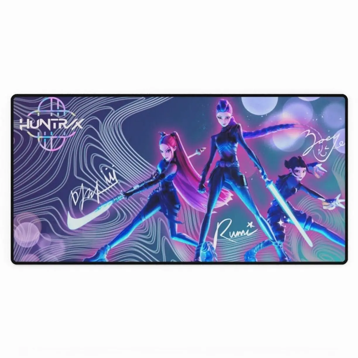 Huntrix K Pop Demon Hunters Extended Gaming Mouse Pad, Anime Desk Mat, XXL Keyboard Mouse Pad, Gaming Desk Accessories
