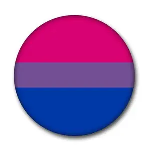 Bisexual Flag Pin-Back Button