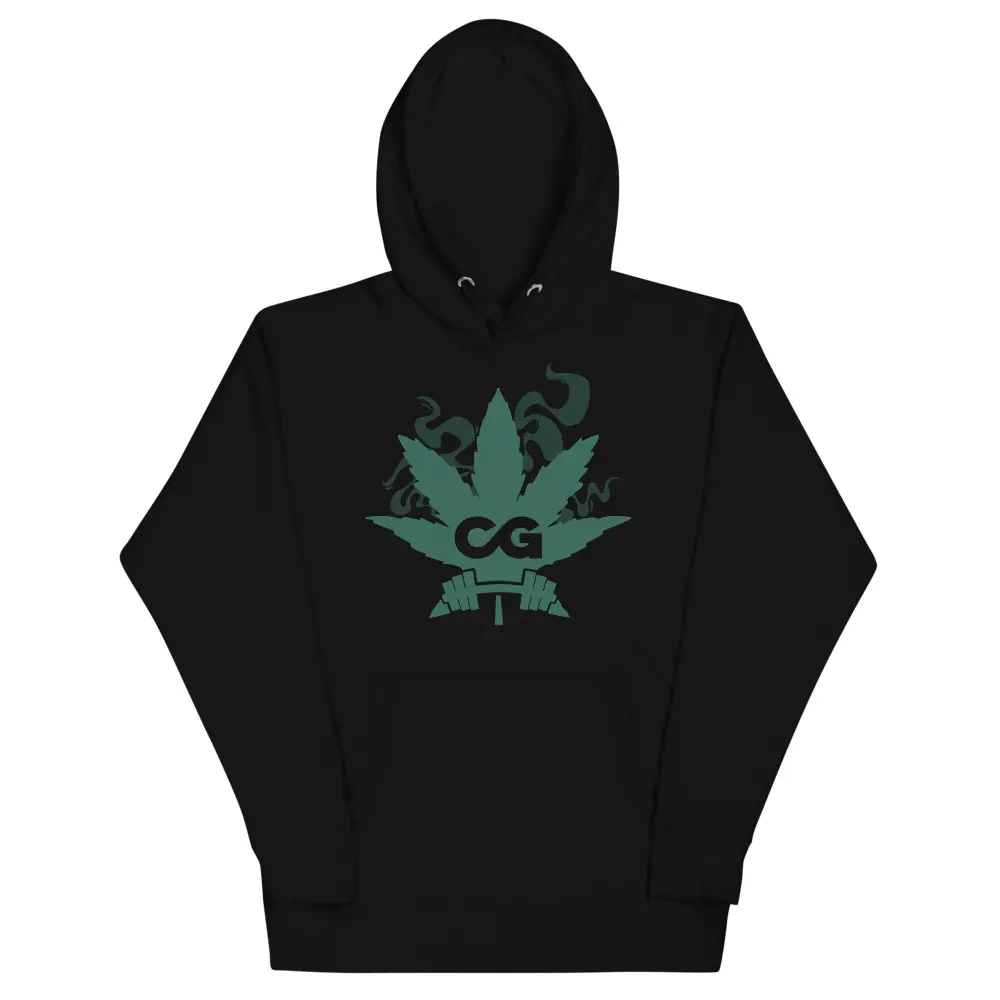 Chronic Hoodie Leaf Logo w/Smoke Green