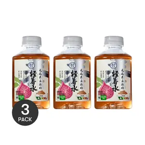 3 Pack Fig Flaxseed Nourishment Water 16.91 fl oz Each - 0 Sugar 0 Fat 0 Cal, Chinese Herbal Health Drink