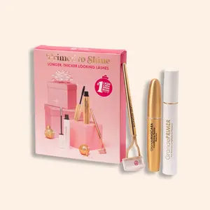 Primed to Shine Set - Grande Cosmetics - GrandeMASCARA, GrandePRIMER, Grande Lash Separator for Voluminous Defined Lashes