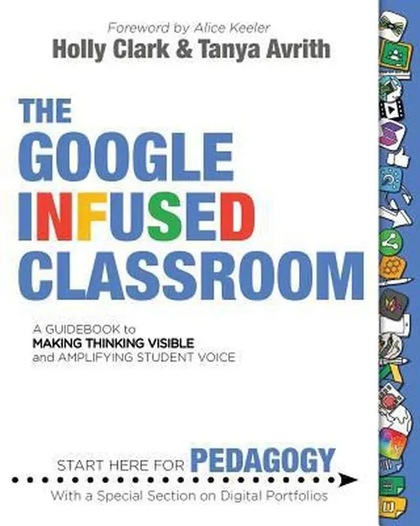 USED Book - The Google Infused Classroom: A Guidebook to Making Thinking Visible and Amplifying Student Voice by Clark, Holly (Paperback) - english