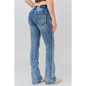 Simple Stitches Bootcut Jeans