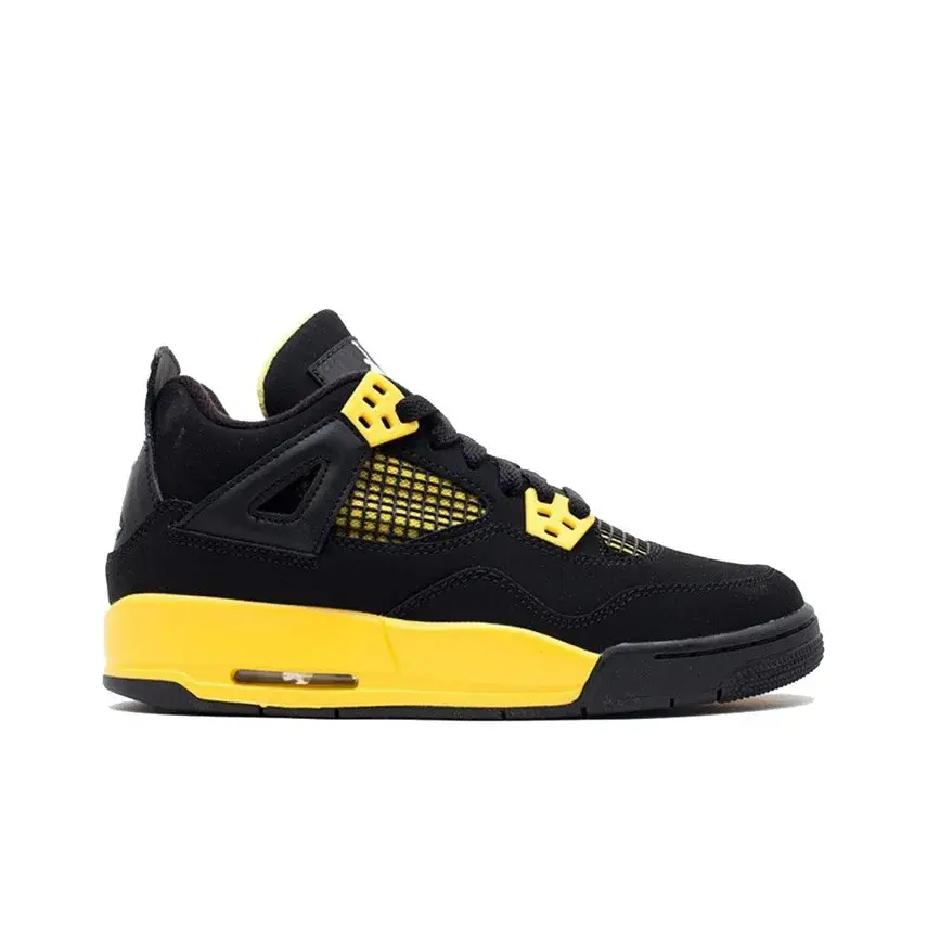 Charcoal Matte Soft Suede Yellow Grid Breath Mesh Black Laces Bright Yellow Buckle Black-Yellow Cushion Mid Trainers