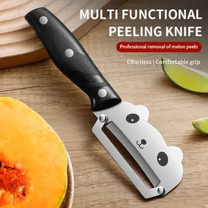 Home Peeler Knife Potato Scraper Kitchen Stainless Steel Fruit Knife Peel Shred Tool, Durable & Efficient Vegetable Prep Utensil Kitchen Shredder