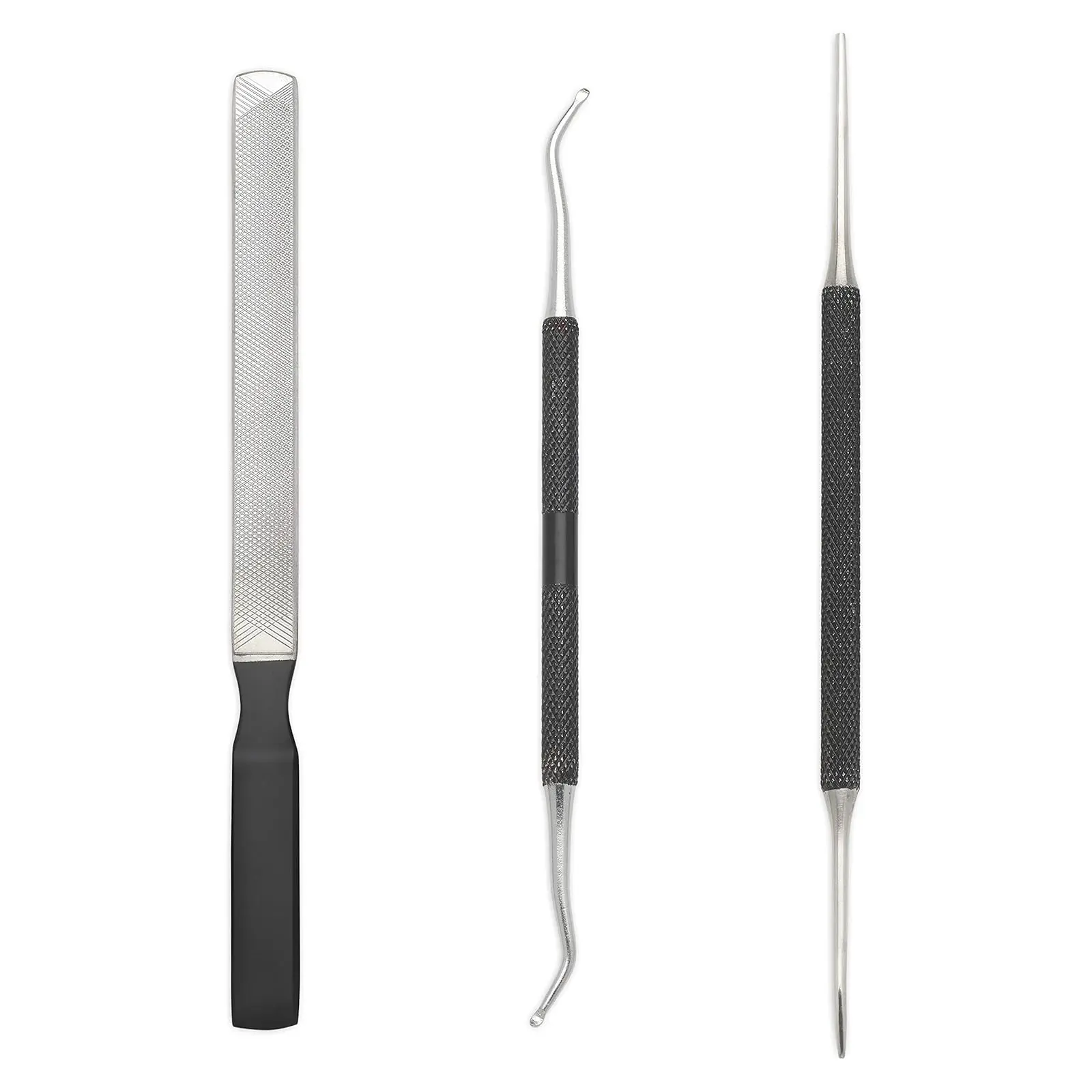 Toenail Tool Kit for Men & Women – Includes Toenail Lifter & Metal Nail File, Heavy-Duty Surgical-Grade Stainless Steel for Foot & Nail Care