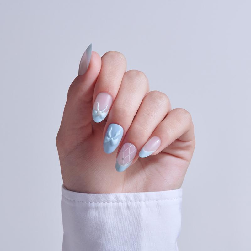 KISS NAIL DRIP Press On Glue Nails - Playful Drift