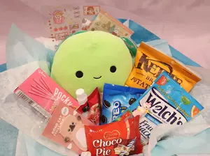 Squishmallow Goodies Birthday Gift Bundle | birthday celebration, gift box, gift basket, birthday gift, personalized gift idea