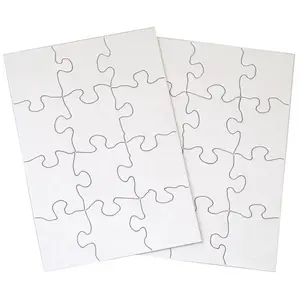 Inovart  5.5 x 8 in. Blank Puzzle, White - 12 Piece - 12 Per Pack