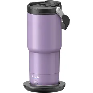 Heated Coffee Mug Rechargeable T3, 20oz Self-Heating Travel Mug for Coffee with 1?  Temperature Control & App, Portable Cup Warmer for Outdoor &  (Fits Cup Holders)