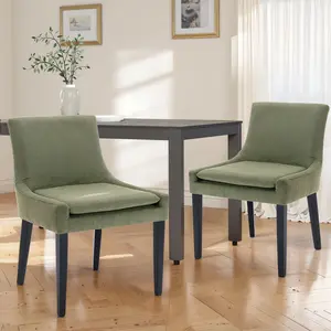 COLAMY MAIRA Transitional Neutral Dining Chair