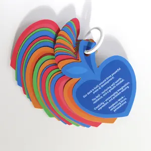 Bilingual Affirmation Cards for Kids | 20 Daily Positive Affirmations English & Spanish | Backpack Charm Cards with Carabiner Ring