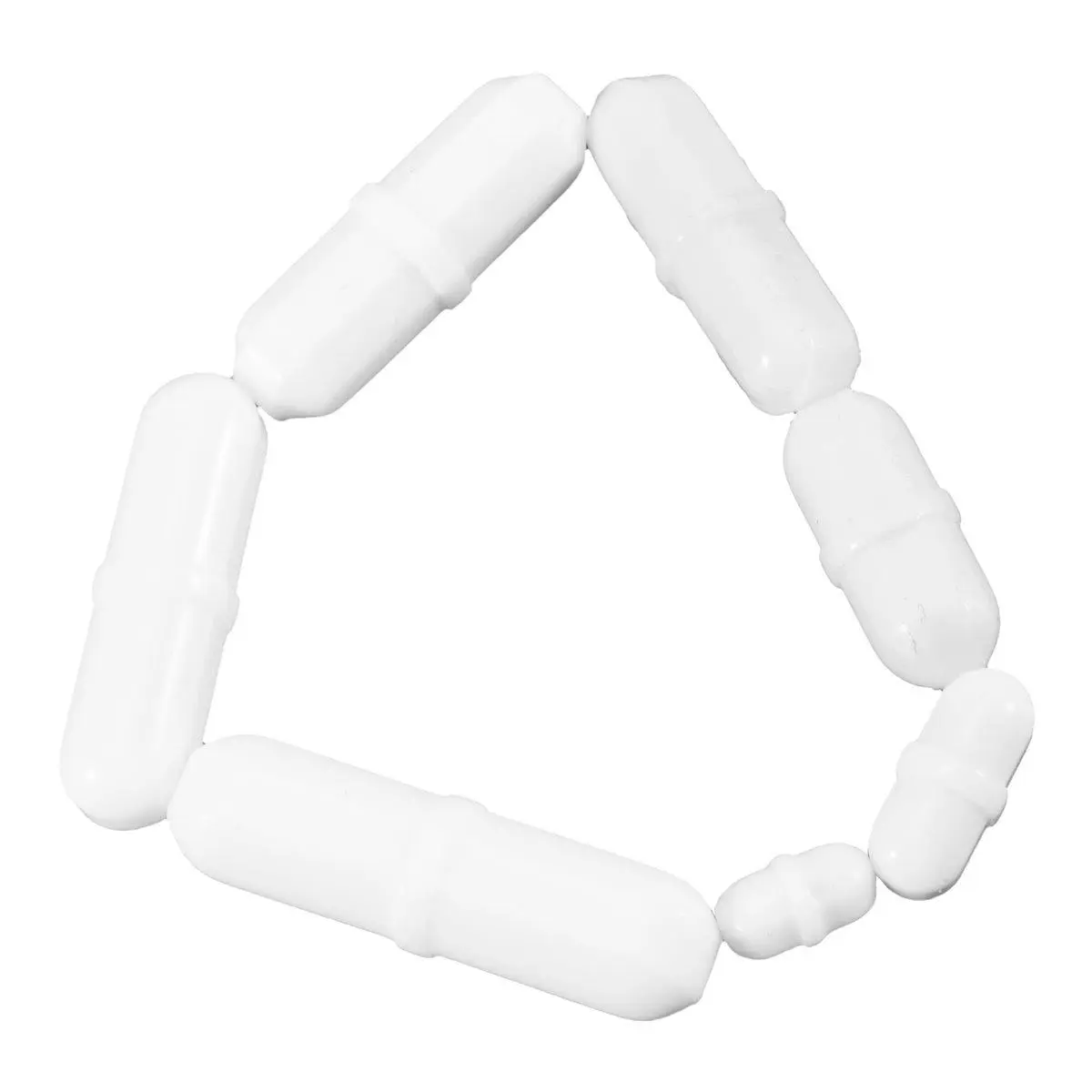 7PcsPack Mixed Size PTFE Magnetic Stirrer Mixer Stir Bars Stir Plate Magnet Stick Type-B Set