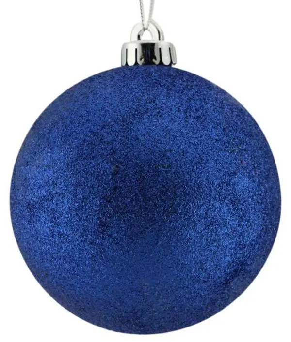 150MM Glittered Ball Royal Blue