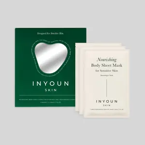 INYOUN SKIN Nourishing Body Sheet Mask Pack 3x for Sensitive, Extremely Dry, Dehydrated, Skin. Provides ultra-hydration. Dermatologist Tested, Clinically backed. Make in Korea.