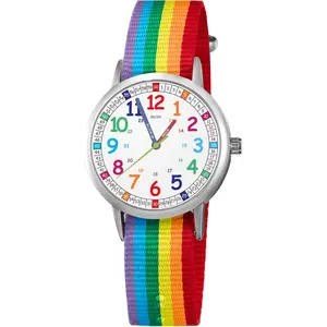 F-WBA01  Kids Watch for Girls and Boys,for Children's Toddler Learning Time and Easy to Read Time, Analog Watch for Boys and Girls Ages3~11