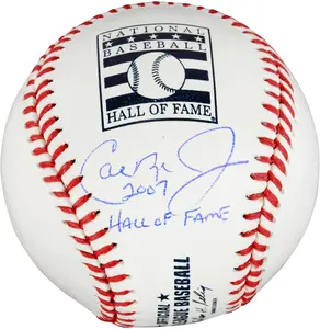 Cal Ripken Jr Baltimore Orioles Autographed HOF Logo Baseball with "2007 Hall of Fame" Inscription - Fanatics Authentic Certified
