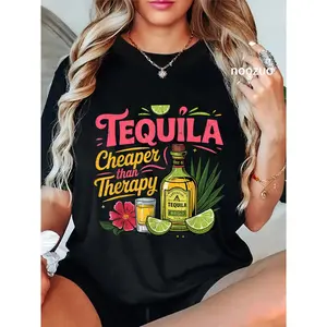 100% Cotton Funny Tequila Drinking Cinco of Mayo Mexican Party Men Women T-Shirt