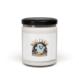 Boo Crew Illustration Candle, Soy Jar Candle | Spooky Movie Night, Cozy Horror Decor