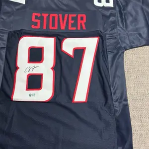 Cade Stover signed autograph custom jersey - Metabilia coa - Houston football team