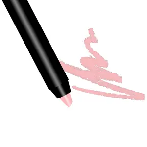 By The Clique Premium  Long Lasting Pink Nude Matte Lip Liner Pencil | Light Pale Pink Nude | Everyday Play | Gluten Free,  Vegan , Cruelty Free