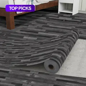 40*100cm Thickened 0.25mm black and gray bathroom toilet waterproof floor stickers - self-adhesive non-slip bathroom floor tile renovation kitchen floor decals, thick home renovation waterproof self-adhesive floor, Tile Floor Protectors #TOP PICKS