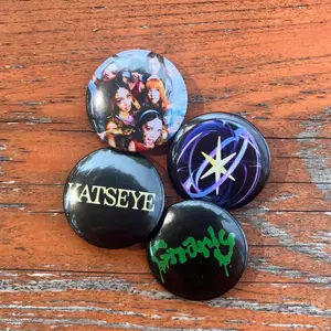 K@TSEYE Button Pin, K-Pop Pins, Fan Gift, K@tseye Merch, Cute Gifts for Fans, Jacket Accessory, Fun Collectible Decor for Bags, Jackets, & Gifts