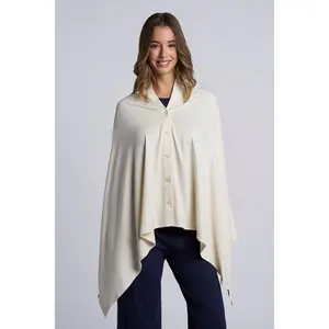 Women's Revilla Button-Up Convertible Wrap | Vanilla