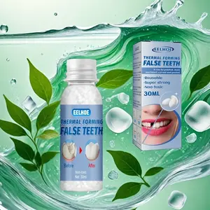 Plasticine Dental Wax Moldable Teeth Repair Tool, Temporary Tooth Filling Material, Dentures Temporary Fillings for Film Makeup, Denture Modification Accessory, Moldable False Teeth