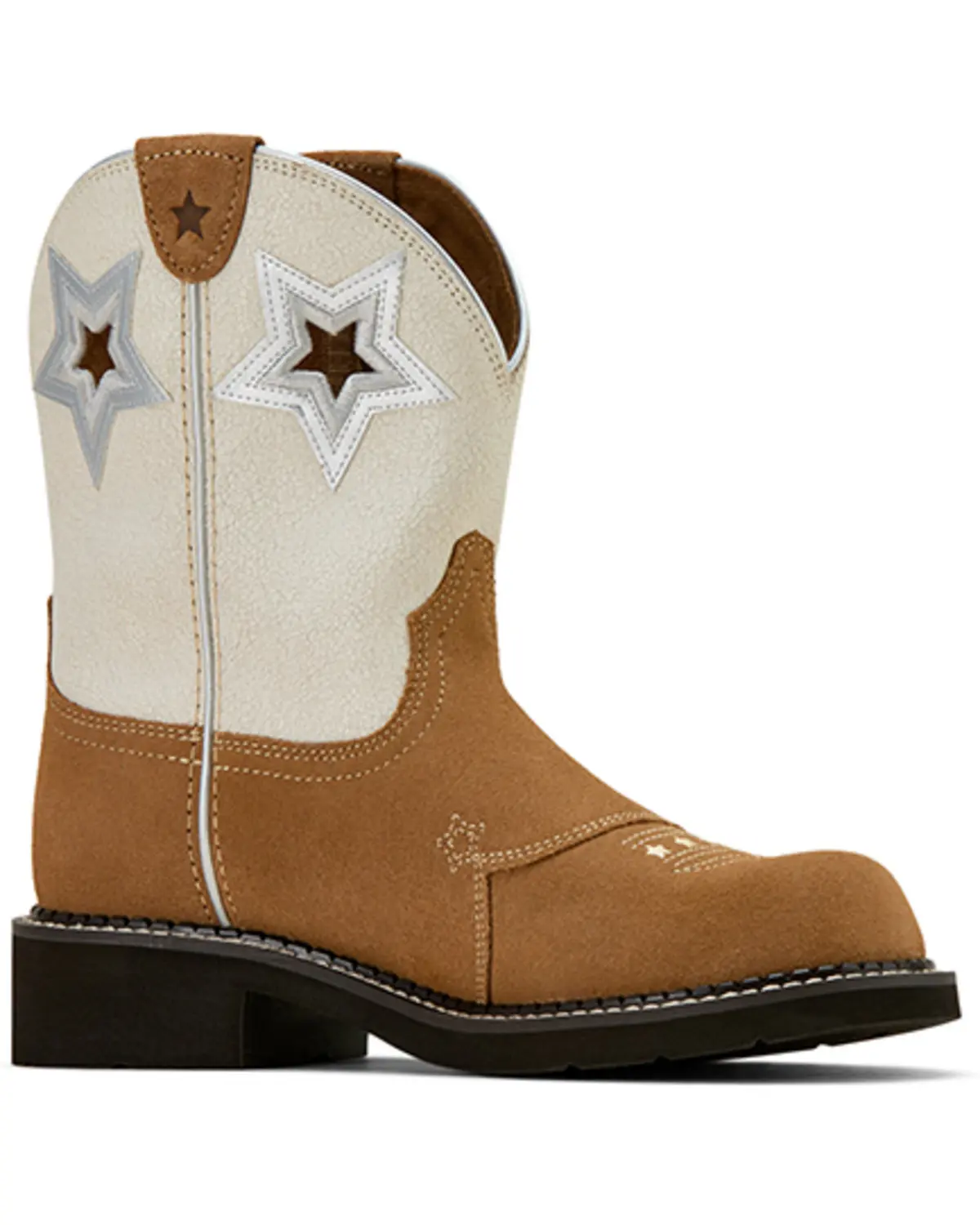 Ariat Women's Women'S Fat Heritage Star Performance Western Boot Round Toe - 10061322