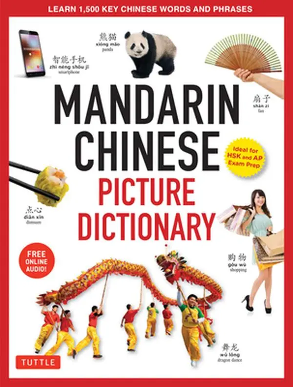 USED-Mandarin Chinese Picture Dictionary: Learn 1,500 Key Chinese Words and Phrases (Perfect for AP and Hsk Exam Prep, Includes Online Audio) by Ren, Yi (Hardcover)