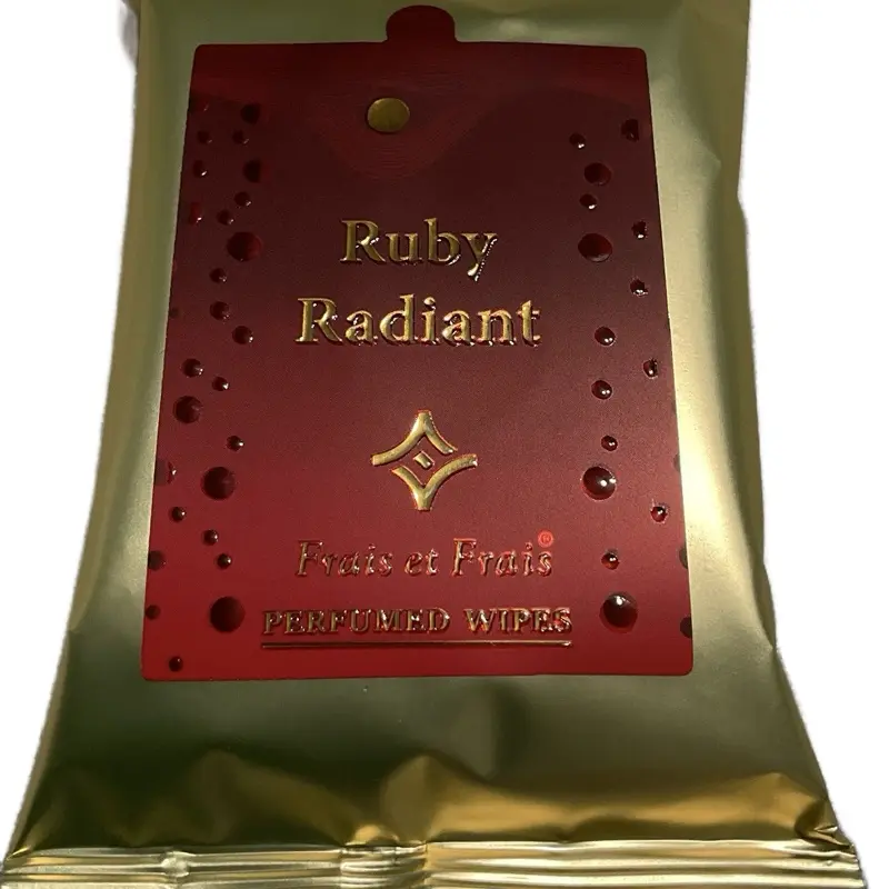 Ruby Radiant Frais et Frais Perfumed Wipes 10 x Pack Made in UAE - Luxurious Fragrance for Everyday Use