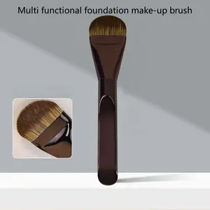 Single Tongue Foundation Brush, Mask Brush, No Smudge, Portable Beauty Tool, Ideal for Concealer and Liquid Foundation Application