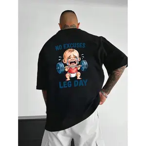 Motivational Workout Shirt – No Excuses Leg Day Tee for Gym Fans