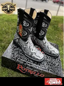 Botas para Hombre Punta Cuadrada  / Square Toe Men's Boots