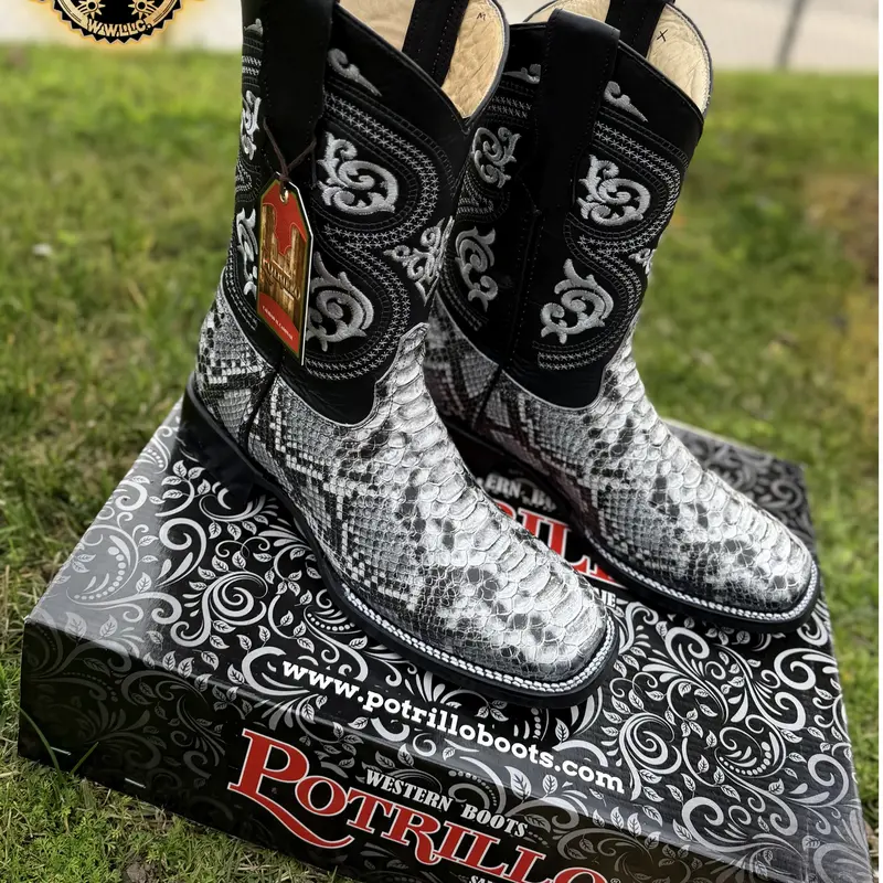 Botas para Hombre Punta Cuadrada  / Square Toe Men's Boots