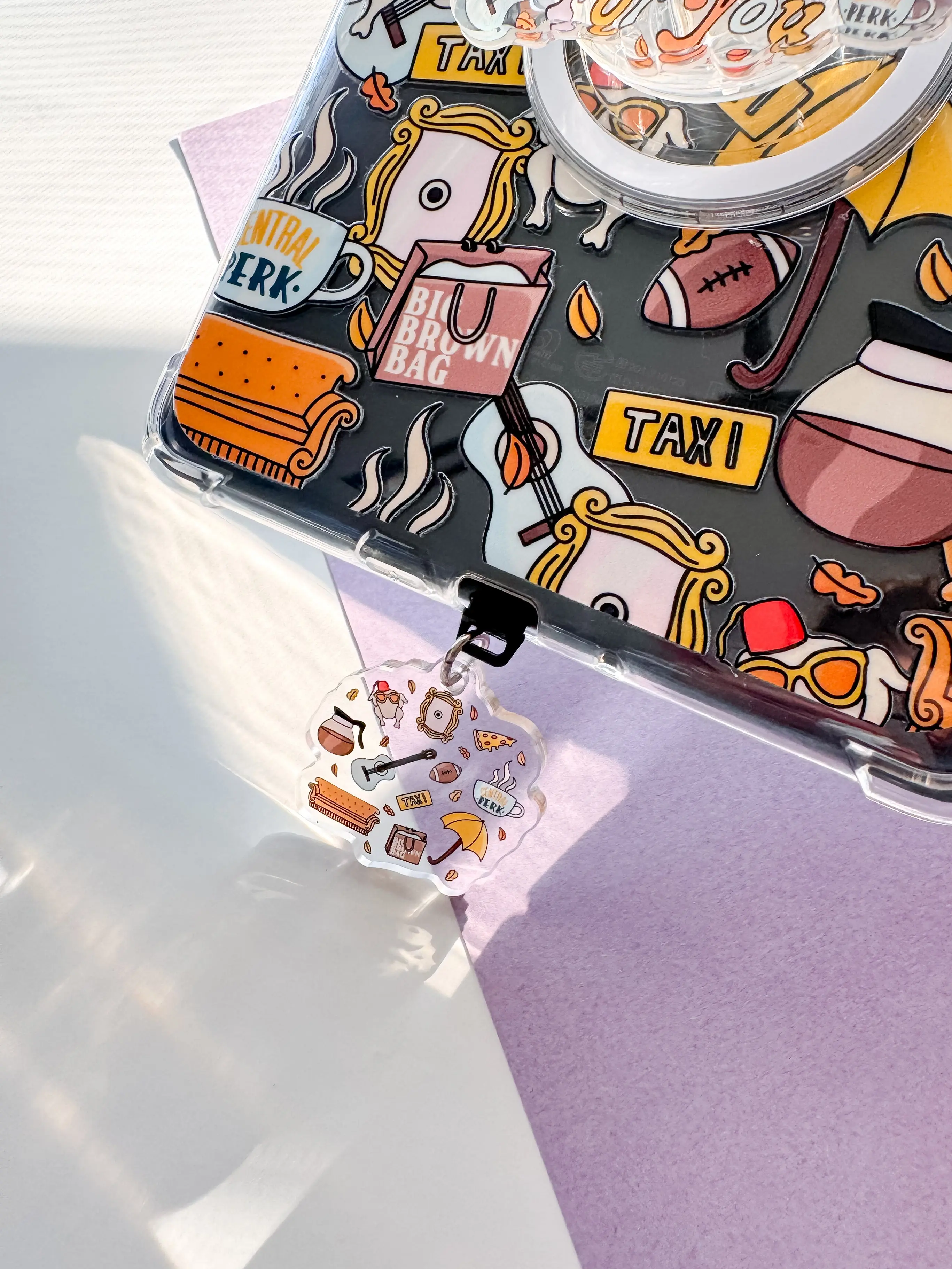 Central Perk Ereader / Kindle Dust Plug Charm (Type C) Phone Cellphone kindle accessories