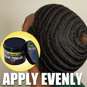 Adglamful Wawe Pomade for Men - Creates Texture, Provides Hold | Eliminates Frizz, Offers Strong Hold | 24-hour Long-lasting Shine | Ideal for Achieving Perfect Style