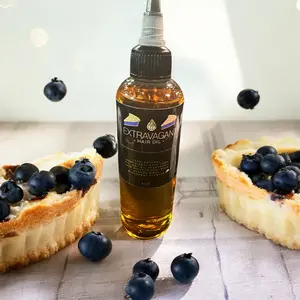 Extravagant hair oil blueberry pie