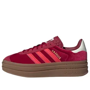 (WMNS) adidas Gazelle Bold 'Bright Red Velvet' IG4388
