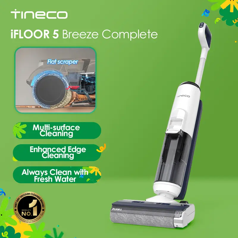 Tineco FLOOR ONE Switch S6 Stretch Breeze, Multi-Function Cleane