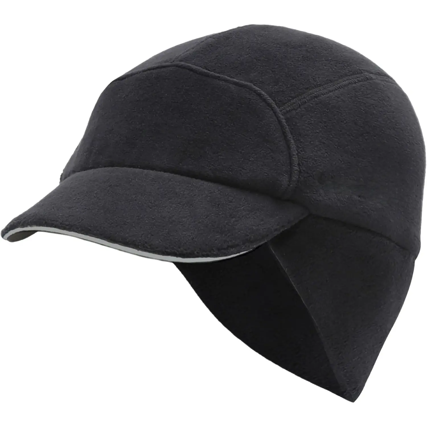 Fleece Ponytail Hat  Women – Reflective Winter Hat with Ponytail Hole  Workouts