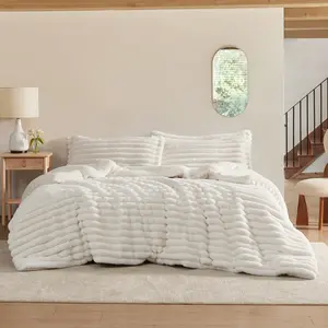 Roll Cakes Chunky Bunny - Coma Inducer Oversized Comforter Set - Cream