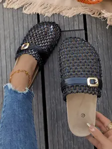 Women's Memory Foam Sandals, Soft Sole Flat Shoes, Casual Summer Footwear, Comfortable Walking Slippers, Ideal for Daily Wear