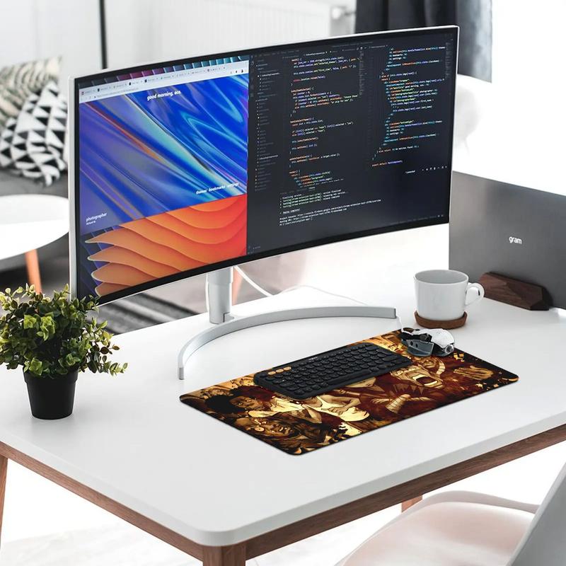 The Boondocks TV Show Inspired Non Slip Mouse Pad with Unique Character Design for Gaming and Office Use Non Slip Base Versatile for Gaming and Office Tasks