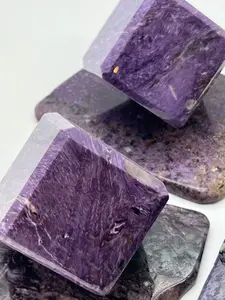 Charoite cube